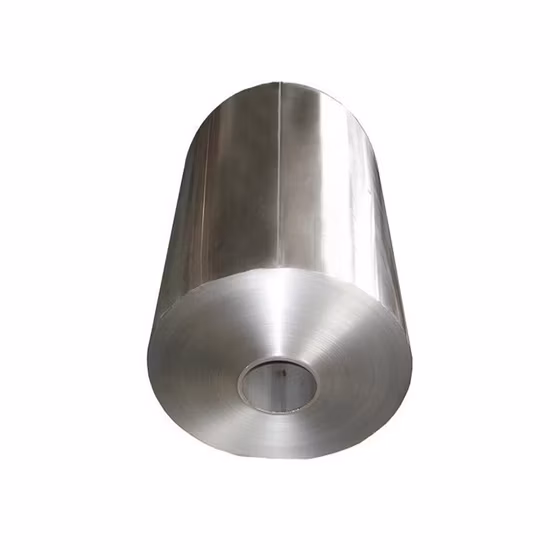 Embalaje farmacéutico Alu Film 1235 H12 8079 H18 Rollo gigante de película de aluminio Luz única Grado alimenticio 8011 O Papel de aluminio doble cero
