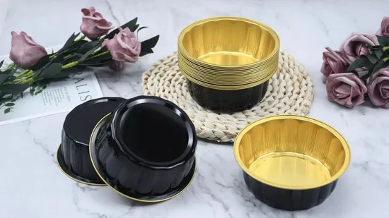 Bandeja disponible de los envases de comida que empaqueta el papel de aluminio 8011