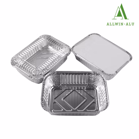 Envase de alimentos desechables Envase de papel de aluminio Papel de aluminio