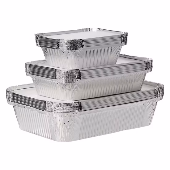 Papel de aluminio para embalaje de contenedores de alimentos